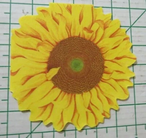Zwei Deko Papier Leinen Servietten für Decoupage "Sonnenblume" Ausschnitt - Bild 1 von 10