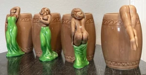 Gorgeous Drunken Lady Mugs Japan Are Hallmarked 2 Boot Sold in Ottawa Canada - Picture 1 of 12