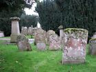 Photo 6x4 St Mary&#39;s church in Wisbech St Mary - churchyard Old headstones c2011