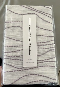 OAKE AGATE 400 THREAD COUNT EURO PILLOWSHAM NEW - Picture 1 of 3