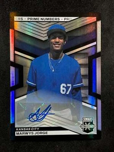 Panini Elite Extra Edition Auto Prime Numbers Marwys Jorge 103/200 2023 - Imagen 1 de 2