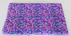 Floral Multi Purple Fabric 20 Yards Indian Dressmaking Cotton Quality Fabric AU