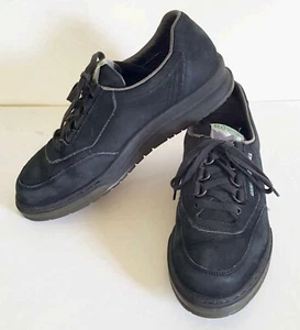 Mephitso Damenschuhe Stahlkappe rutschfest Arbeit Wildleder schwarz Größe 8 1/2 M - Bild 1 von 11