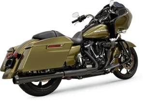 Bassani Black 4" DNT Slip On Exhaust Muffler 17-19 Harley Touring FLHX FLHR - Picture 1 of 1