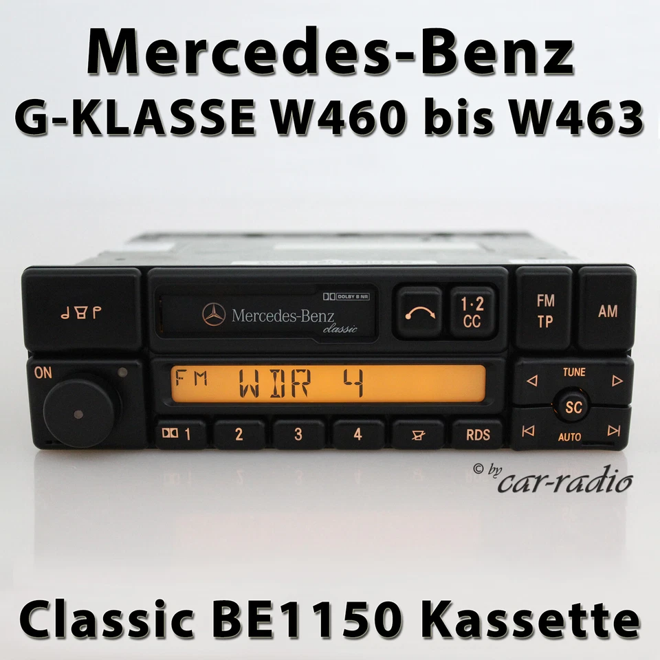Original Mercedes Classic BE1150 Becker Radio W460 bis W463 G-Klasse Autoradio - Bild 1 von 4