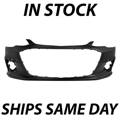 NEW Primered - Front Bumper Cover for 2017 2018 2019 2020 Chevy Sonic w/o RS Foto 1 de 4