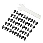 Multicolor Bicycle Pedal Non slip Bolts 50pcs M4*6mm Stainless Steel Screws
