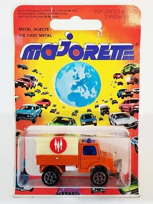 Majorette Mercedes-Benz Unimog Chasse-Neige / #224 / Naranja / Hecho en Francia Foto 1 de 4