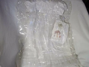 The Children Hour Easter Dress 3-6 Month Frill Fully Lined With Bonnett - Picture 1 of 2