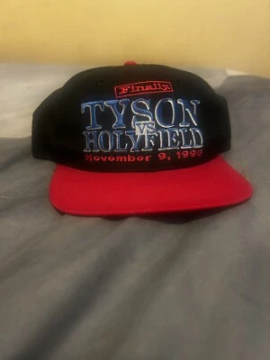 Mike Tyson vs Evander Holyfield Vintage 90s Deadstock Hat Cap NWT Las Vegas MGM - Image 1 of 4
