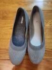 Chaussures plates de ballet grises Allbirds Tree Breezers à enfiler pour femmes taille 10