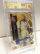 Topps Star Wars High Tek 2015 ALAN HARRIS as BOSSK Auto