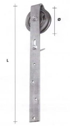 Betz Schiebetorrollle 120mm Torgewicht max 200kg (60012)
