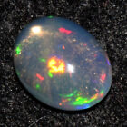 Ethiopian Fire Opal Natural Gemstones Oval 0.95Cts 6.1x8.1mm Cabochon OC-1984
