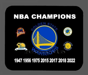 Golden State Warriors NBA Championship Banner Mouse Pad Item#493 - Picture 1 of 1