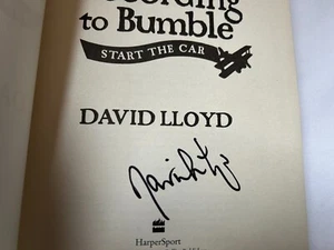 DAVID LLOYD - The World According To Bumble SIGNED 1/1 Hb - 2010 - CRICKET - Picture 1 of 2