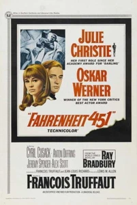 70257 Fahrenheit 451 Oskar Werner Julie Christie pared 36x24 PÓSTER impresión - Imagen 1 de 7