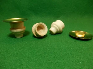 Kerzenhalter Holztülle Ø 14mm Messingtülle Lichtertülle für Pyramidenkerzen #59 - Bild 1 von 6