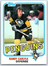 1981-82 Topps Randy Carlyle East 112 Pittsburgh Penguins #E112