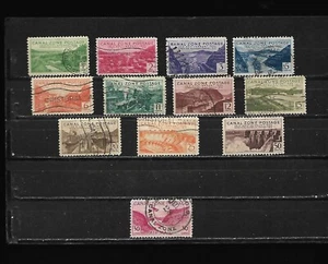Canal Zone Scott 120 / / 135 & C12 F-VF Used- Catalog $55.90 - Picture 1 of 1