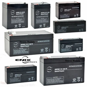 ENIX ENERGY 12v / 6v Volt Sealed Lead Acid Rechargeable Battery Leisure, Alarm - Picture 1 of 12