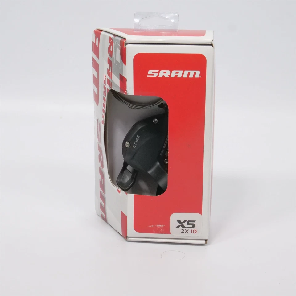 SRAM X5 Trigger Shifter 2x10 Speed Front/Left Black MTB - Image 1 of 1