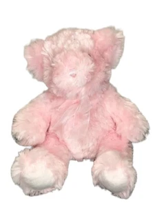 Anico Int'l Inc 10" Pink Teddy Bear With Pink Ribbon Soft Plush Stuffed Animal - Picture 1 of 10