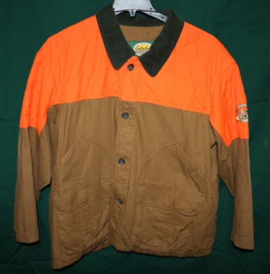 NEW w/out TAG XL men's Cabela's sportswear blaze orange / brown hunting jacket - Image 1 of 4