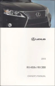 2013 Lexus RX 350, 450h Owners Manual User Guide - Picture 1 of 1