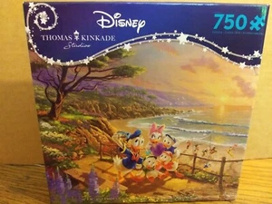 Ceaco 750 Piece Thomas Kinkade Disney Dreams Donald Daisy jigsaw puzzle gift - Picture 1 of 3
