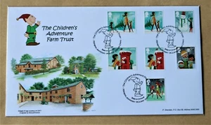 CHRISTMAS 2014 SHERIDAN LTD ED 22/76 FDC ADVENTURE FARM TRUST MILLINGTON H/S - Picture 1 of 2