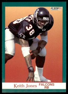 1991 FLEER KEITH JONES ATLANTA FALCONS #204