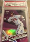 2017 Topps Chrome Pink Refractor - Dansby Swanson #8 RC Rookie - PSA 10 Gem Mint