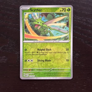 Scyther 123/165 Pokemon 151 Scarlet & Violet Reverse Holo Uncommon NM - Bild 1 von 2