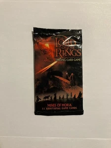EL SEÑOR DE LOS ANILLOS TCG MINAS DE MORIA (2002) PRECINTADO PACK REFUERZO NUEVO (11 CARTAS) - Imagen 1 de 2
