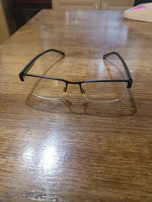 TIMBERLAND eyeglasses MATT BLACK HALF RIM glasses frame MOD: TB1357-1 30706415 - Image 1 of 4