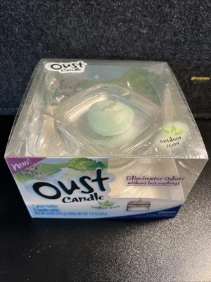 Juego de velas Oust 1 soporte de vidrio y 1 recarga de velas - aroma exterior LEER Foto 1 de 4