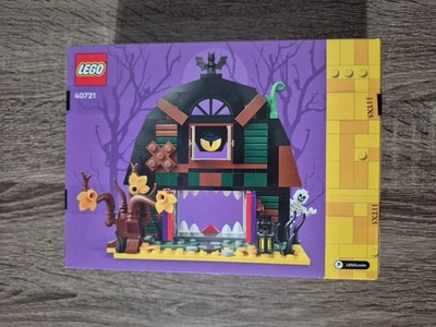 40721 Halloween Granero Temporada Lego Set Esqueleto Minifigura Exhibición Decoración Gato Negro Foto 1 de 4