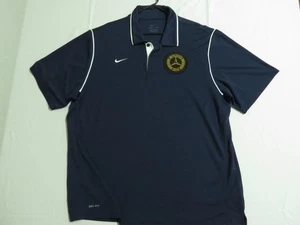 2XL MERCEDES Navy Nike Dri-Fit Men’s db #756T Polo Shirt - Picture 1 of 9