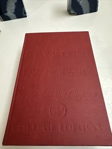 Webster's New World Dictionary of the American Language Vintage College Edition - Picture 1 of 24