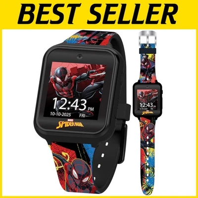 Reloj inteligente Spider-Man para niños LED con bisel intermitente Foto 1 de 4