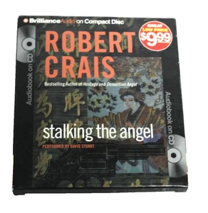 Stalking the Angel Audio CD Robert Crais Elvis Cole Private Eye Audiobook - Foto 1 di 2