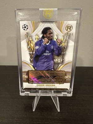 2024 Topps Reverence UEFA Didier Drogba Crowned Legends Auto /99 - Image 1 of 2
