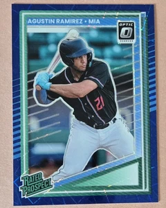 Agustin Ramirez 2025 Donruss Optic Blue Velocity Rated Prospect Card #113 - Picture 1 of 1