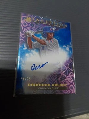 2023 Bowman Inception Derniche Valdez Auto /75 - Image 1 of 2