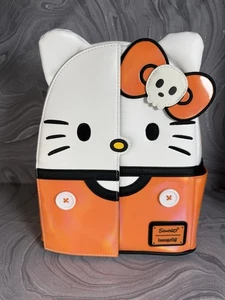 Mini Mochila Loungefly Sanrio Hello Kitty Disfraz Esqueleto Brillo Exclusiva de Nueva York - Imagen 1 de 7