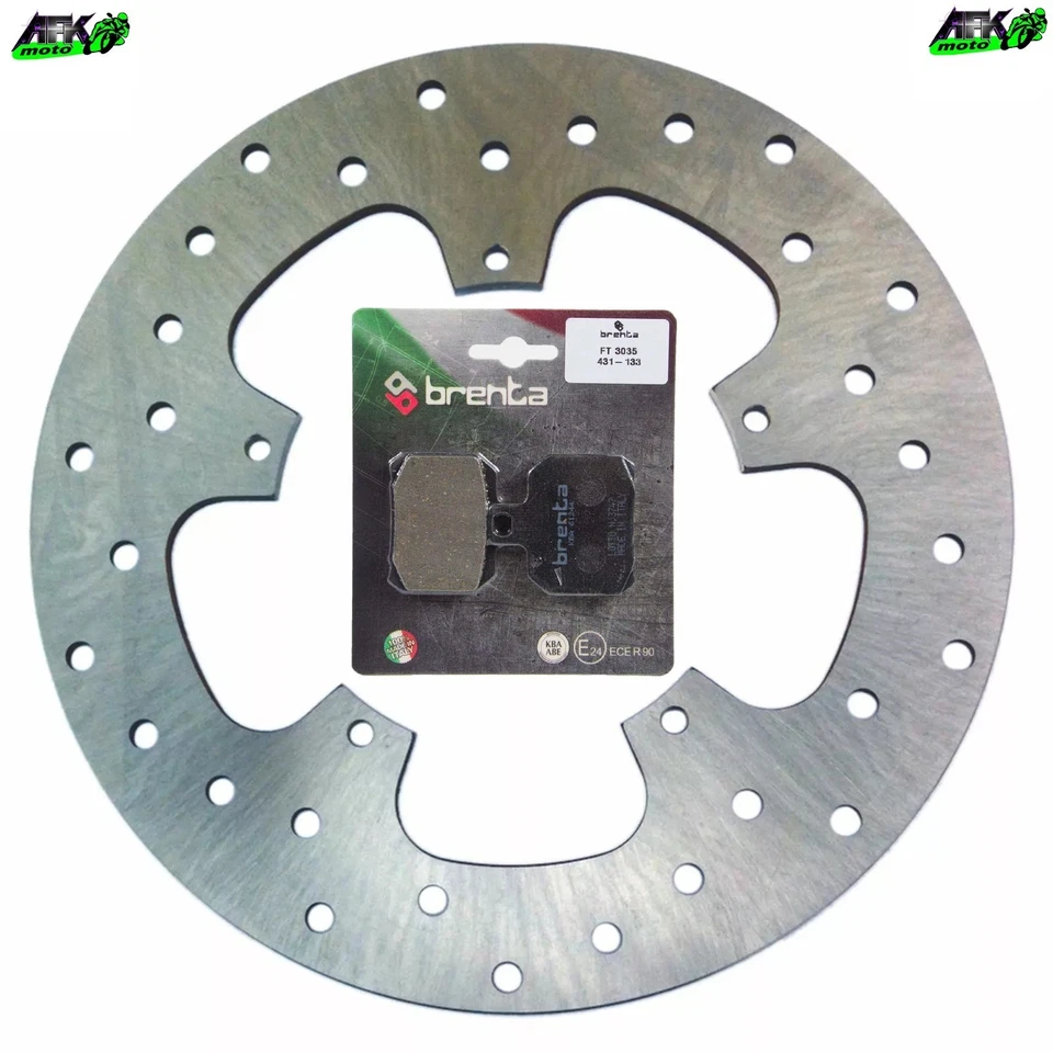 Kit Disco+Pastiglie Freno Anteriore per Piaggio Beverly 500/ EURO 3 2002 al 2009 - Immagine 1 di 1