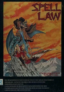 SPELL LAW SET w/EXTRAS ARMS CLAW VGC! Vintage ICE #1400 Rolemaster Boxed Box - Picture 1 of 2