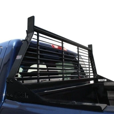 For Chevy Silverado 2500 HD 2001-2023 Westin 57-8025 HD Black Headache Rack - Image 1 of 4
