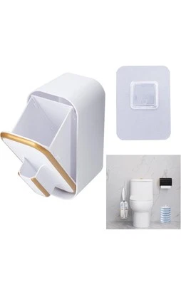 Soporte montado en la pared, compatible solo con soporte de varita de inodoro Clorox Foto 1 de 3